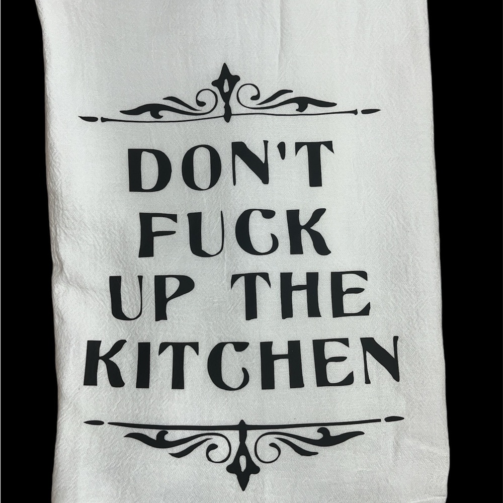 Flour Sack Towel 28x29, 100% Cotton, Sarcasm, Funny, Drinking, Friendship, Gifts